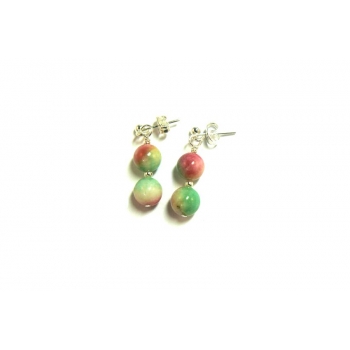 Pretty Watermelon Green Jade Drop Earrings Pretty Watermelon Green Jade Drop Earrings